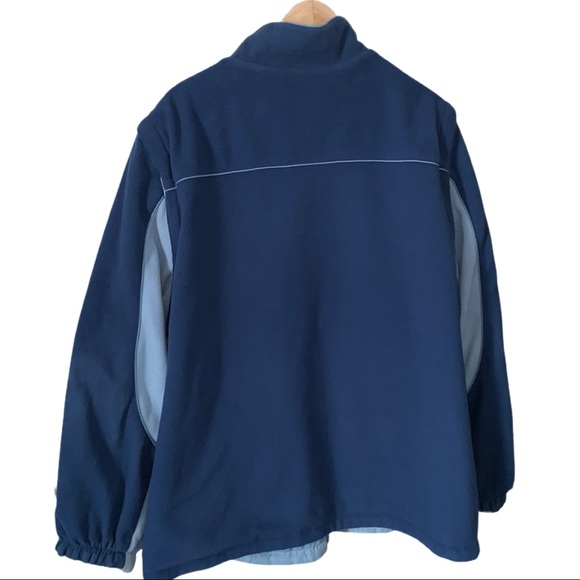 Alpine Tek Reversible Fleece & Waterproof Blue Outdoor Sport Hiking Jacket - Picture 3 of 7